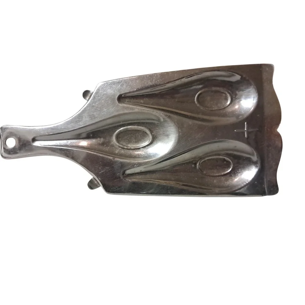 Spoonrest Vintage Metal Silver 3 Spoonrest Spots